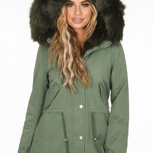 Winter Vibes Fur Lined Parka Coat